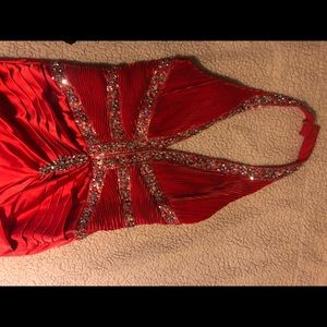 Red prom/ beauty pageant dress